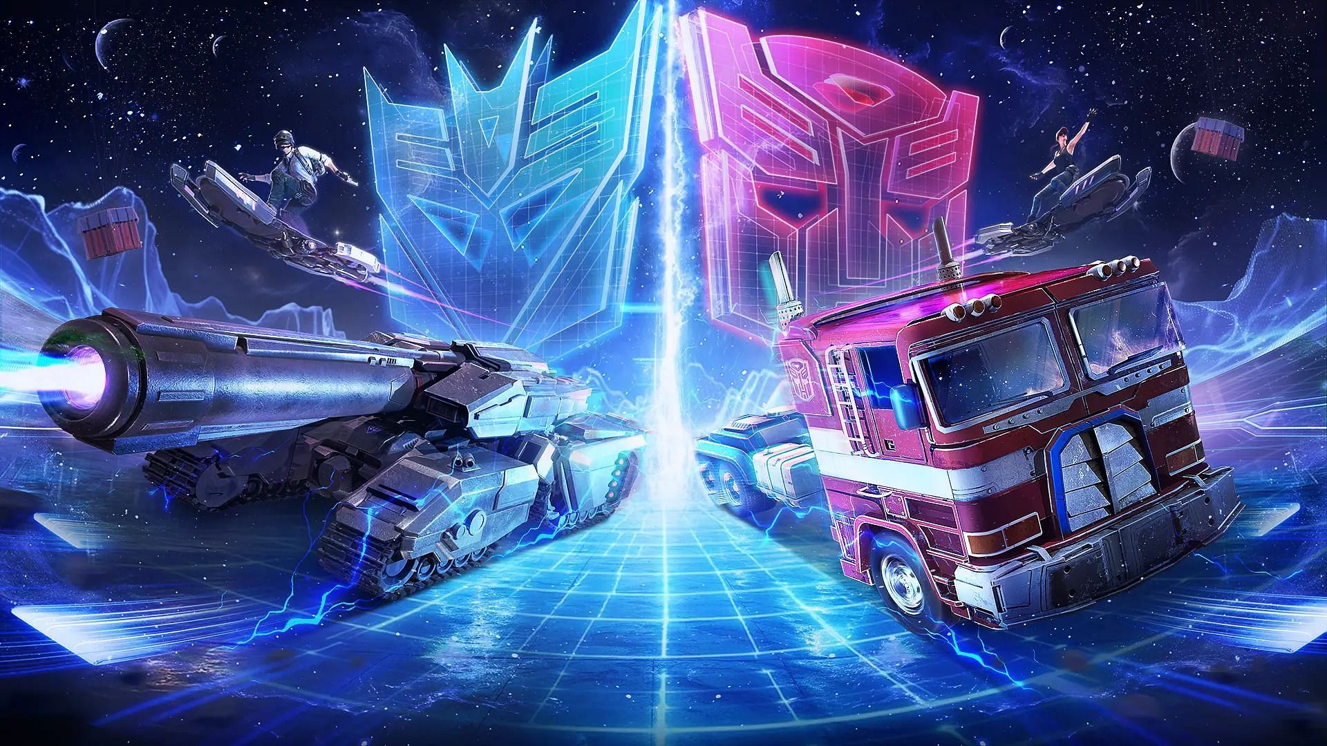 Download the patch to dive into the Transformers mode (Image via Tencent Games)